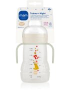 MAM Trainer Night шише White 4m+ 220 мл.