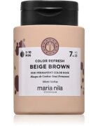 Maria Nila Colour Refresh нежна подхранваща маска без перманентни цветови пигменти цвят Beige Brown 7.23 100 мл.