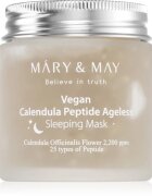 Mary&May Calendula Peptide Ageless Sleeping Mask успокояваща нощна маска с анти-бръчков ефект 110 гр.