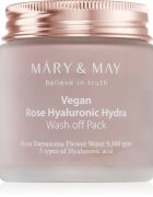 Mary&May Rose Hyaluronic Hydra Wash off Pack интензивна хидратираща маска за лице с успокояващ ефект 125 гр.