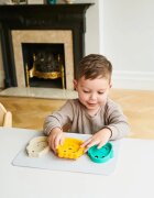 Matchstick Monkey Animal Snack Mat комплект за хранене за деца Monkey Lion & Giraffe 3 бр.