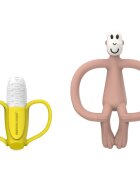 Matchstick Monkey Banana Soother & Monkey Teether подаръчен комплект за деца 1 бр.