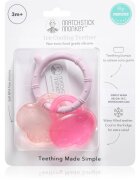 Matchstick Monkey Cooling Teether гризалка с охлаждащ ефект Pink/ Dusty Pink 3m+ 1 бр.