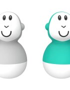 Matchstick Monkey Endless Bathtime Fun Wobblers играчка за вода Cool Grey & Green 2 бр.