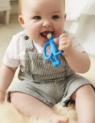 Matchstick Monkey Monkey Teether гризалка с четка 2 в 1 Blue 1 бр.