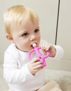 Matchstick Monkey Teething Toy and Gel Applicator гризалка с четка 2 в 1 Pink 1 бр.