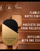 Max Factor Facefinity Refillable компактен матиращ фон дьо тен SPF 20 цвят 033 Crystal Beige 10 гр.