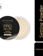 Max Factor Pro Blur фиксираща пудра цвят Translucent 10.5 гр.