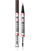 MAYBELLINE NEW YORK Build-A-Brow двустранен молив за вежди за фиксиране и оформяне цвят 260 Deep Brown 1 бр.