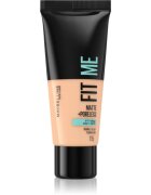 MAYBELLINE NEW YORK Fit Me! Matte+Poreless матиращ фон дьо тен за нормална към мазна кожа цвят 115 Ivory 30 мл.