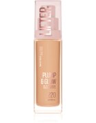 MAYBELLINE NEW YORK Lifter Plump & Glow озаряващ фон дьо тен за естествен вид цвят 220 30 мл.