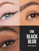 MAYBELLINE NEW YORK Sculpting Stix автоматичен молив за очи с четка цвят 16 Black Blur 1 бр.