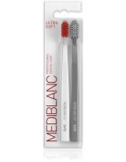MEDIBLANC 5490 Ultra Soft четки за зъби ултра софт White Grey 2 бр.