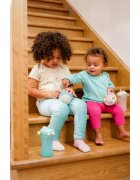 Melii Abacus Straw Sippy Cup чаша със сламка Pink 1 бр.