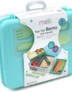 Melii Bento Box кутия за закуска Blue Mint Lime 1446 мл.