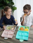 Melii Bento Box кутия за закуска Blue Mint Lime 1446 мл.