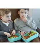 Melii Bento Box кутия за закуска Pink Purple Gray 880 мл.