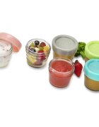 Melii Glass Food Container кутия за съхранение на храни 6x118 мл.