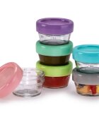 Melii Glass Food Container кутия за съхранение на храни 6x59 мл.