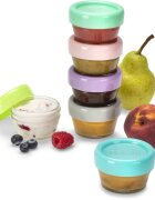 Melii Glass Food Container кутия за съхранение на храни 6x59 мл.