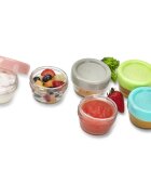 Melii Glass Food Container кутия за съхранение на храни 6x59 мл.