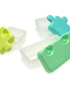 Melii Puzzle Container кутия за закуска Blue & Mint 850 мл.