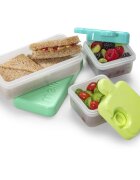 Melii Puzzle Container кутия за закуска Blue & Mint 850 мл.