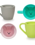 Melii Silicone Bear Mug чаша Blue & Mint 2x145 мл.