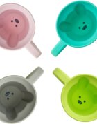Melii Silicone Bear Mug чаша Blue & Mint 2x145 мл.