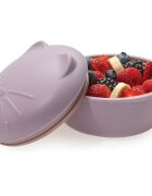Melii Silicone Bowl with Lid кутия за закуска Cat 350 мл.