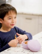 Melii Silicone Bowl with Lid кутия за закуска Cat 350 мл.