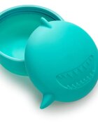 Melii Silicone Bowl with Lid кутия за закуска Shark 350 мл.