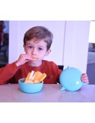 Melii Silicone Bowl with Lid кутия за закуска Shark 350 мл.