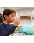 Melii Silicone Bowl with Lid кутия за закуска Shark 350 мл.