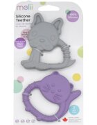 Melii Teethers гризалка Bulldog & Cat 2 бр.