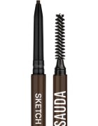 Mesauda Sketch Brows автоматичен молив за вежди с четка цвят 104 Dark 0.09 гр.