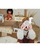 Milin Big Wooden Lacing Toy Dinosaur Alex играчка за подреждане 22 cm x 15 cm x 07 cm 1 бр.