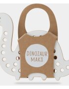 Milin Big Wooden Lacing Toy Dinosaur Max играчка за подреждане 185 cm x 11 cm x 07 cm 1 бр.