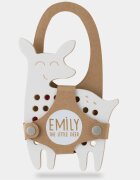 Milin Big Wooden Lacing Toy Little Deer Emily играчка за подреждане 18 cm x 13 cm x 07 cm 1 бр.