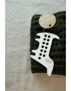 Milin Small Wooden Lacing Toy Daschund играчка за подреждане 8 cm x 13 cm x 07 cm 1 бр.