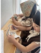 Milin Small Wooden Lacing Toy Elephant играчка за подреждане 85 cm x 125 cm x 07 cm 1 бр.