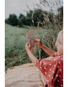 Milin Wooden Lacing Toy Mr. Teddy играчка за подреждане 22 cm x 17 cm x 07 cm 1 бр.