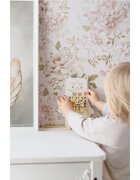 Milin Wooden Lacing Toy Mrs. Teddy играчка за подреждане 22 cm x 16 cm x 07 cm 1 бр.