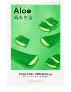 Missha Airy Fit Aloe платнена маска за лице с хидратиращ и успокояващ ефект 19 гр.