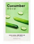 Missha Airy Fit Cucumber платнена маска с хидратиращ и ревитализиращ ефект за суха кожа 19 гр.
