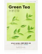 Missha Airy Fit Green Tea успокояваща платнена маска със зелен чай 19 гр.
