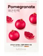 Missha Airy Fit Pomegranate платнена маска с омекотяващ и освежаващ ефект 19 гр.