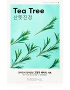 Missha Airy Fit Tea Tree платнена маска с почистващ и освежаващ ефект за чувствителна кожа на лицето 19 гр.
