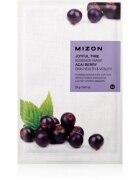 Mizon Joyful Time Acai Berry платнена маска за озаряване и виталитет на кожата 23 гр.