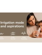 Momini Automatic Irrigator And Aspirator 2 in 1 NanoFlush аспиратор за нос електрическа 1 бр.